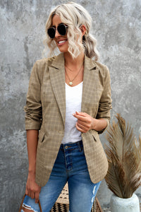 MAESTRA Plaid Blazer