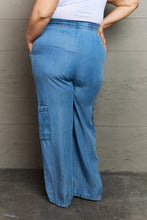 Load image into Gallery viewer, GeeGee Out Of Site Full Size Denim Cargo Pants