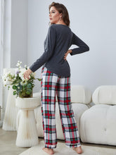 Load image into Gallery viewer, WHOVILLE Plaid Lounge Set