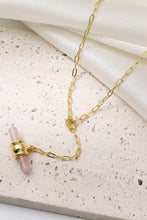 Load image into Gallery viewer, Gold-Plated Bar Pendant OT Chain Necklace