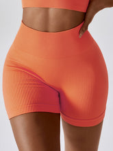 Load image into Gallery viewer, Wide Waistband Slim Fit Sports Shorts