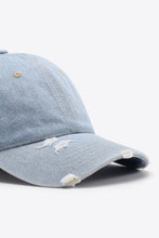 Load image into Gallery viewer, Distressed Adjustable Baseball Cap