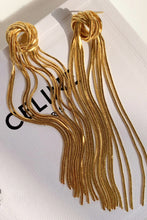 Load image into Gallery viewer, 18K Gold Plated Fringe Earrings