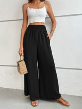 Load image into Gallery viewer, Wide Waistband Relax Fit Long Pants