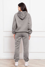 Load image into Gallery viewer, Drop Shoulder Long Sleeve Hoodie and Pants Set