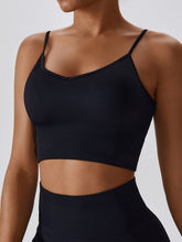 Load image into Gallery viewer, Lace-Up Cropped Tank Top