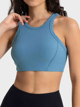 Load image into Gallery viewer, Wide Strap Cropped Sport Tank