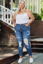 Load image into Gallery viewer, Plus Size Distressed Skinny Jeans