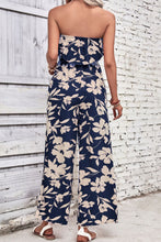 Load image into Gallery viewer, Floral Strapless Wide Leg Jumpsuit