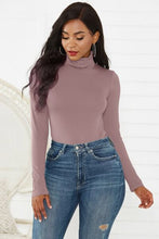 Load image into Gallery viewer, Turtleneck Long Sleeve Bodysuit