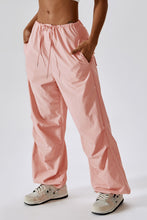 Load image into Gallery viewer, Long Loose Fit Pocketed Parachute Sports Pants