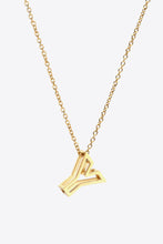 Load image into Gallery viewer, U to Z Letter Pendant Necklace