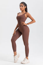 Load image into Gallery viewer, Wide Strap Sleeveless Active Jumpsuit