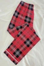 Load image into Gallery viewer, Plaid Tied Loungewear Pants