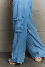 Load image into Gallery viewer, GeeGee Out Of Site Full Size Denim Cargo Pants