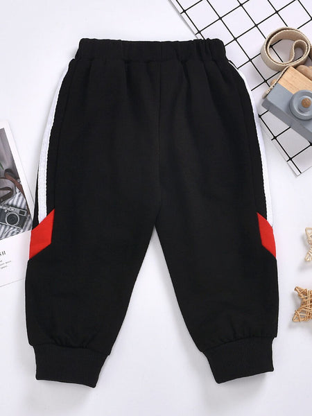 Kids Side Stripe Contrast Joggers