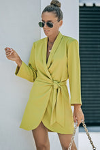 Load image into Gallery viewer, ON MY WAY Belted Blazer Dress