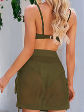 Load image into Gallery viewer, Drawstring Elastic Waist Swim Skirt