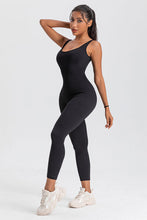 Load image into Gallery viewer, Wide Strap Sleeveless Active Jumpsuit