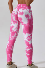 Load image into Gallery viewer, High Waist Tie-Dye Long Sports Pants