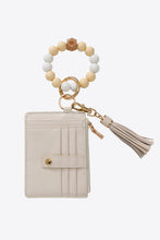 Load image into Gallery viewer, Beaded Bracelet Keychain with Wallet