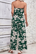 Load image into Gallery viewer, Floral Strapless Wide Leg Jumpsuit