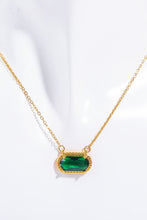 Load image into Gallery viewer, Copper 14K Gold Pleated Pendant Necklace