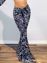 Load image into Gallery viewer, Printed Long Flare Pants