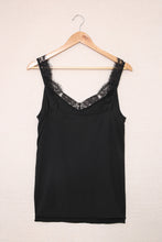 Load image into Gallery viewer, Lace Detail Wide Strap Tank