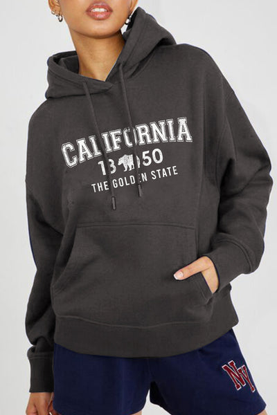 CALIFORNIA 1850 Full Size Graphic Hoodie