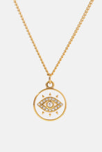 Load image into Gallery viewer, SEE NO EVIL Eye Pendant Chunky Chain Necklace