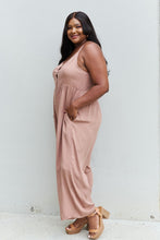 Load image into Gallery viewer, HEYSON All Day Full Size Wide Leg Button Down Jumpsuit in Mocha