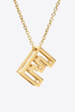 Load image into Gallery viewer, A to J Letter Pendant Necklace