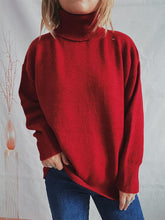 Load image into Gallery viewer, Turtleneck Long Sleeve Sweater