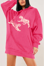 Load image into Gallery viewer, Simply Love Simply Love Full Size Dropped Shoulder Tiger Graphic Hoodie