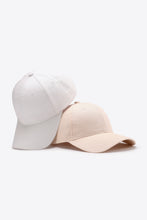 Load image into Gallery viewer, Plain Adjustable Cotton Baseball Cap