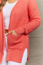 Load image into Gallery viewer, Zenana Bright &amp; Cozy Full Size Waffle Knit Cardigan