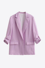 Load image into Gallery viewer, Lapel Collar Longline Blazer