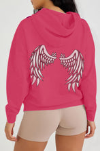 Load image into Gallery viewer, Simply Love Full Size Angel Wings Graphic Hoodie