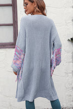 Load image into Gallery viewer, Fringe Sleeve Dropped Sholder Cardigan