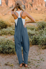 Load image into Gallery viewer, V-Neck Sleeveless Jumpsuit with Pocket