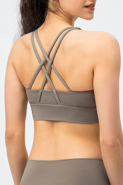 Crisscross Square Neck Active Tank