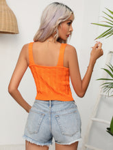 Load image into Gallery viewer, Cable-Knit Cropped Knit Tank