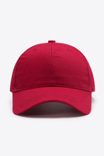 Load image into Gallery viewer, Plain Adjustable Cotton Baseball Cap