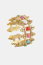 Load image into Gallery viewer, 18K Gold Plated Open Ring