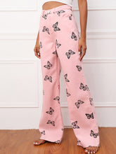 Load image into Gallery viewer, Butterfly Pattern Wide Leg Jeans