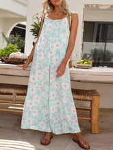 Load image into Gallery viewer, Printed Wide Leg Jumpsuit with Pockets