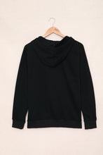 Load image into Gallery viewer, Lace-Up Dropped Shoulder Hoodie