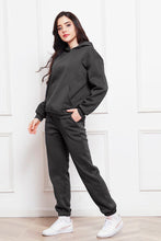 Load image into Gallery viewer, Drop Shoulder Long Sleeve Hoodie and Pants Set