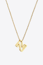 Load image into Gallery viewer, U to Z Letter Pendant Necklace